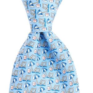 Vineyard Vines Beach Umbrella Silk Tie
